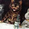 雑: ルイワインと猫：統合失調症で見られる芸術